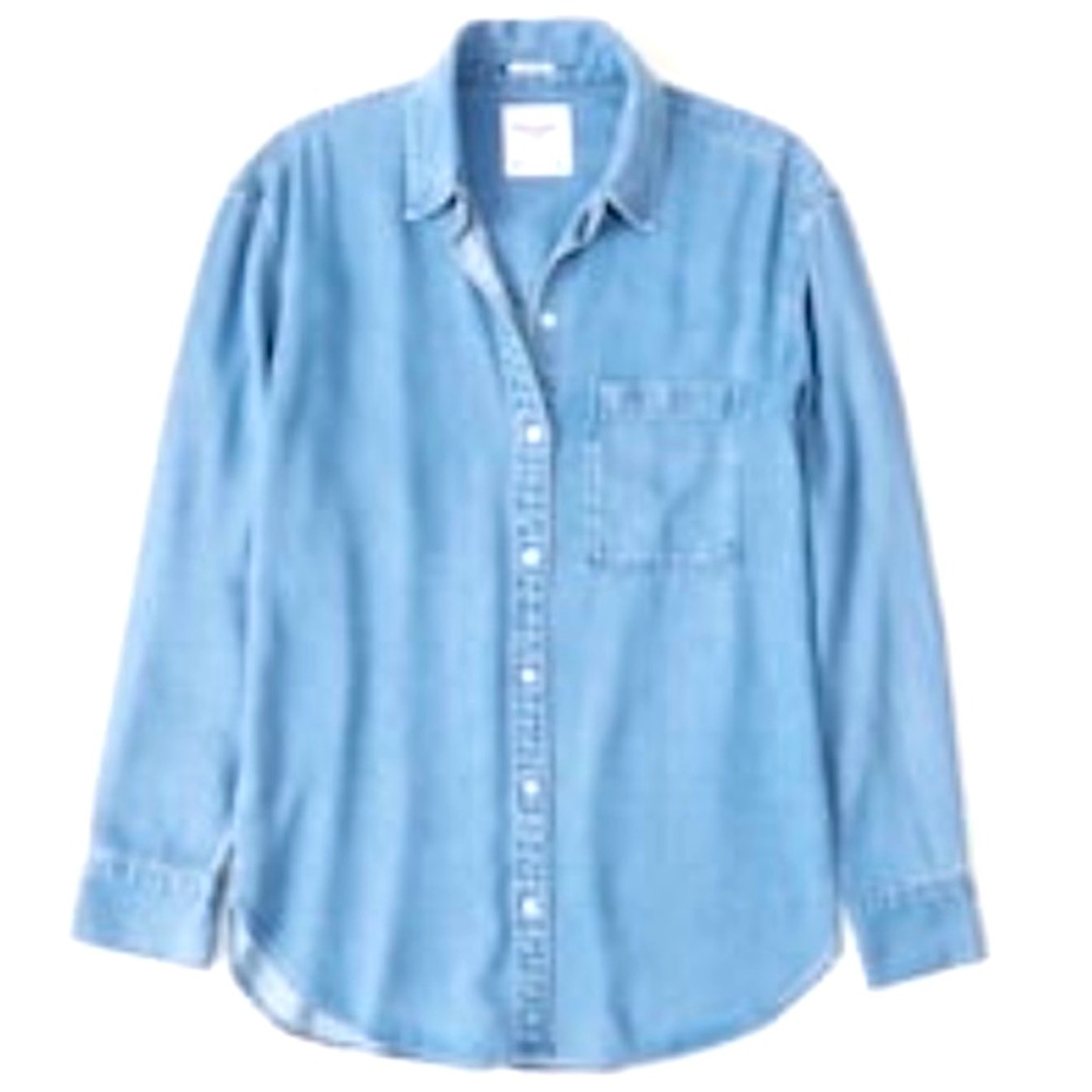 Abercrombie & Fitch Chambray Button Up Shirt